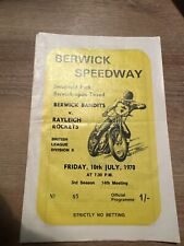 Berwick bandits speedway for sale  BERWICK-UPON-TWEED