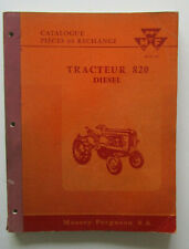 Occasion, Massey-Ferguson Tracteur diesel 820 / catalogue pièces de rechange  1968 ? d'occasion  Caderousse