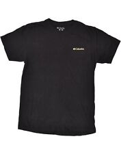 Camiseta masculina gráfica COLUMBIA grande preta algodão AR28, usado comprar usado  Enviando para Brazil
