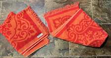 Pair orange towels for sale  Eland