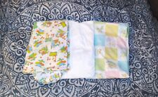 Vintage Baby Fitted Crib Sheets & Sheet Protector Pad - 1984 for sale  Shipping to South Africa