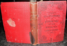 A DICTIONARY of SYNONYMS of ENGLISH LANGUAGE William Collins 1900 Pronunciation comprar usado  Enviando para Brazil