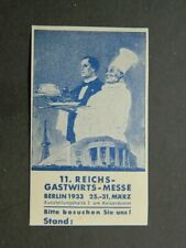 1933 marque publicitaire d'occasion  Bessancourt
