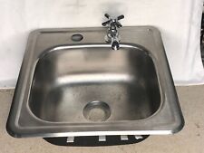 Utility Sink 15"x15" drop in w/one faucet Used for sale  Shipping to South Africa