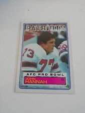 Tarjeta coleccionable John Hannah de los New England Patriots elige tu tarjeta de la NFL segunda mano  Embacar hacia Mexico