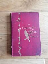 Canary book section for sale  AYLESFORD