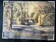Vintage woodland painting for sale  ASHFORD