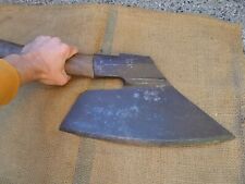 HUGE 6.2 LB ANTIQUE GOOSEWING AXE GERMAN HEWING CARPENTER'S SIDE AXE VINTAGE for sale  Shipping to South Africa