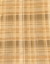 Plaid curtains yellow for sale  San Diego