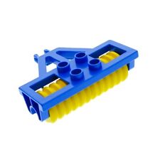 1x Lego Duplo Rimorchio Rullo B-Stock Abgenutzt Blu Giallo Aratro Auto 4828c01 for sale  Shipping to South Africa