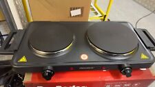 PROGRESS Portable 2 Ring Electric Hob 1000W/1500W for sale  Shipping to South Africa