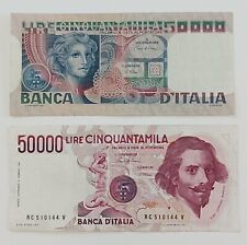 Banconote 50000 lire usato  Italia