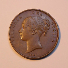 Victoria 1841 penny for sale  CAMBORNE