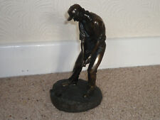 bronze golfer for sale  YORK