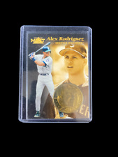 1997 tarjeta de béisbol Alex Rodríguez de los Marineros de Seattle Pinnacle como nueva estuche de 3 monedas MLB segunda mano  Embacar hacia Argentina