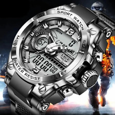 Relógio de pulso masculino militar digital 50M impermeável LED quartzo frete grátis comprar usado  Enviando para Brazil