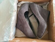 Grey wedge shoes for sale  LONDON