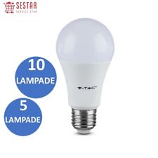 5 .. 10 LAMPADINE LED V-Tac Bulbo E27 1055 lm 11 W Lampade Calda Naturale Fredda usato  Arezzo