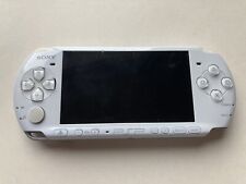 Consola de juegos portátil Sony PSP 3003 blanca repuestos o reparaciones pantalla dañada segunda mano  Embacar hacia Argentina