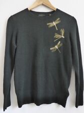 Ted Baker - Women's - Green Wool Mix Dragonfly Jumper - UK Size 10 for sale  Shipping to South Africa