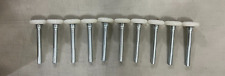 (10) Garage Door Rollers Replacement Nylon 4" Stem 1.8" Roller white for sale  Shipping to South Africa