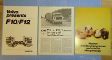 Vintage volvo brochures for sale  STOKE-ON-TRENT