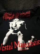 Vintage 1998 Cradle of Filth Vestal Masturbation T-Shirt Size 2xl 90s for sale  Shipping to South Africa