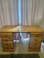Pine desk for sale  LEYLAND