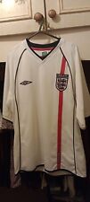 England 2001 shirt for sale  MARGATE