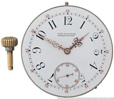 Genuíno relógio de bolso de corrida Patek Philippe movimento original coroa de ouro 18K comprar usado  Enviando para Brazil