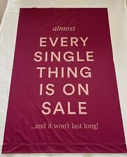 Fabric banner almost for sale  Windermere