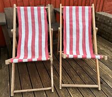 hardwood deck chairs for sale  BRIDGEND