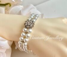 Pearl bracelet crystal for sale  MUSSELBURGH