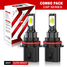 Usado, Par 9007 HB5 Súper Blanco 76000LM Kit de Faros LED Haz Alto Bajo 6000K segunda mano  Embacar hacia Mexico