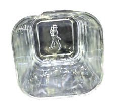 vintage Johnnie Walker em relevo na parte inferior rochas uísque vidro quadrado transparente 3,5" comprar usado  Enviando para Brazil