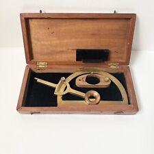 Vernier brass protractor for sale  Shipping to Ireland