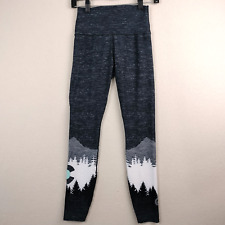 Colorado Threads Leggings Pantalón de Yoga Nativo Talla M Gris Jaspeado Elástico Montañas segunda mano  Embacar hacia Argentina