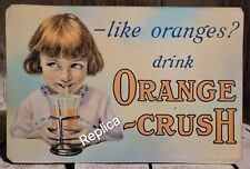 Neat Orange Crush Counter Top Cardboard Display Sign Replica  for sale  Shipping to South Africa