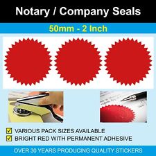 50mm red notary for sale  Shipping to Ireland