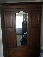 victorian pine wardrobe for sale  WALLASEY