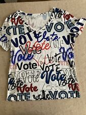 VOTE - Difícil de encontrar uma escova de ar VOTE T-Shirt gola V mangas curtas XL Patriot, usado comprar usado  Enviando para Brazil