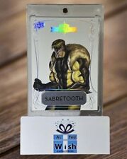 2016 Marvel Exquisite SABRETOOTH #15 Nameplate 1/10 Alpha Brushed Aluminum Gems for sale  Shipping to South Africa