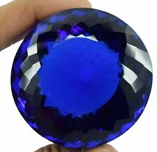 500 quilates con certificación AAA topacio azul brasileño natural tamaño grande piedra preciosa redonda suelta, usado segunda mano  Embacar hacia Argentina