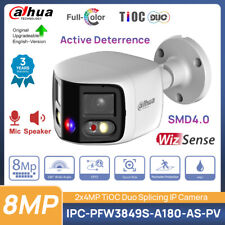 Câmera IP panorâmica colorida Dahua IPC-PFW3849S-A180-AS-PV 8MP alto-falante microfone PoE comprar usado  Enviando para Brazil