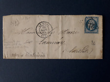 Lettre 1865 obli.. d'occasion  Nivillac