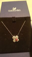 Swarovski crystal necklace clover ladybird boxed for sale  Shipping to South Africa