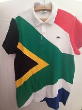 Camisa polo África do Sul Lacoste vintage retrô top rara original masculina tamanho, usado comprar usado  Enviando para Brazil