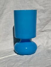 Usado, Abajur de mesa vintage Ikea Lykta vidro azul cogumelo | Kitsch anos 90 Y2K colorido comprar usado  Enviando para Brazil