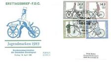 Germany 1985 FDC 1242-45c Rowery Bicycles Fahrräder na sprzedaż  PL