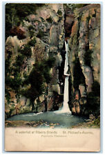 Usado, Cartão postal c1910 A Waterfall at Ribeira Grande St. Michaels Açores Portugal comprar usado  Enviando para Brazil